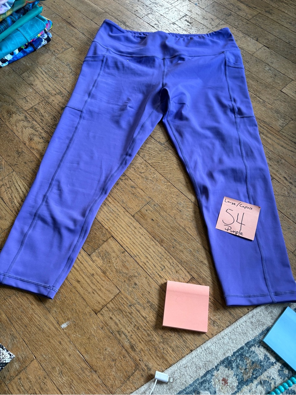 Constantly Varied Gear Purple Capris Active Large